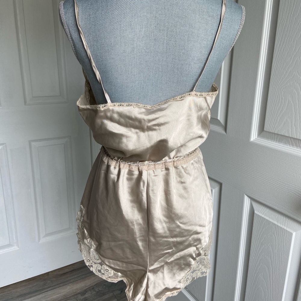 SOLD VINTAGE DIOR Lingerie Romper lace Slip - Picture 8 of 10